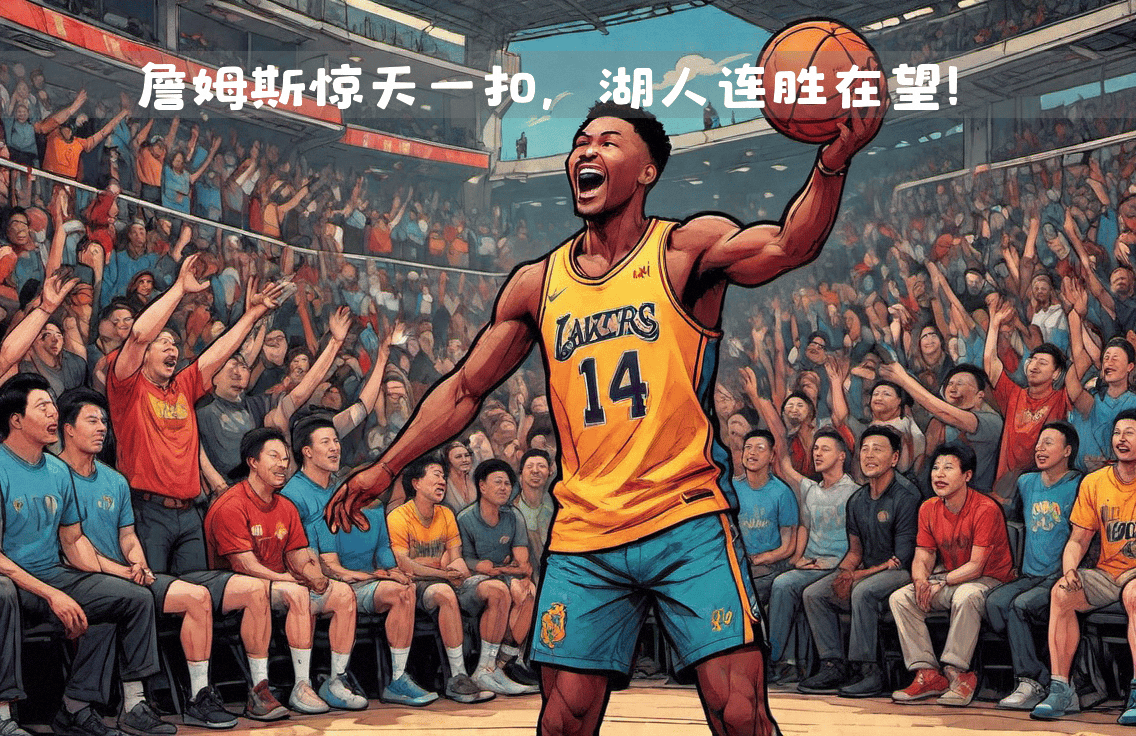 包含詹姆斯连续砍下+，领衔湖人队战胜对手的词条