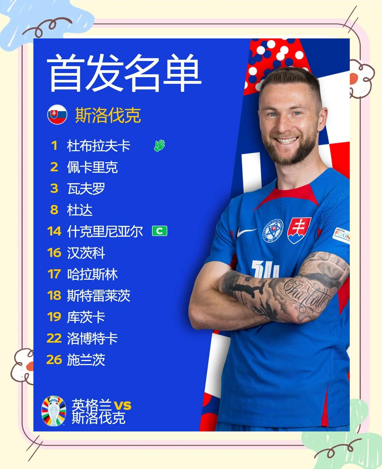 斯洛伐克队在关键时刻取得胜利，晋级欧洲杯四强的简单介绍