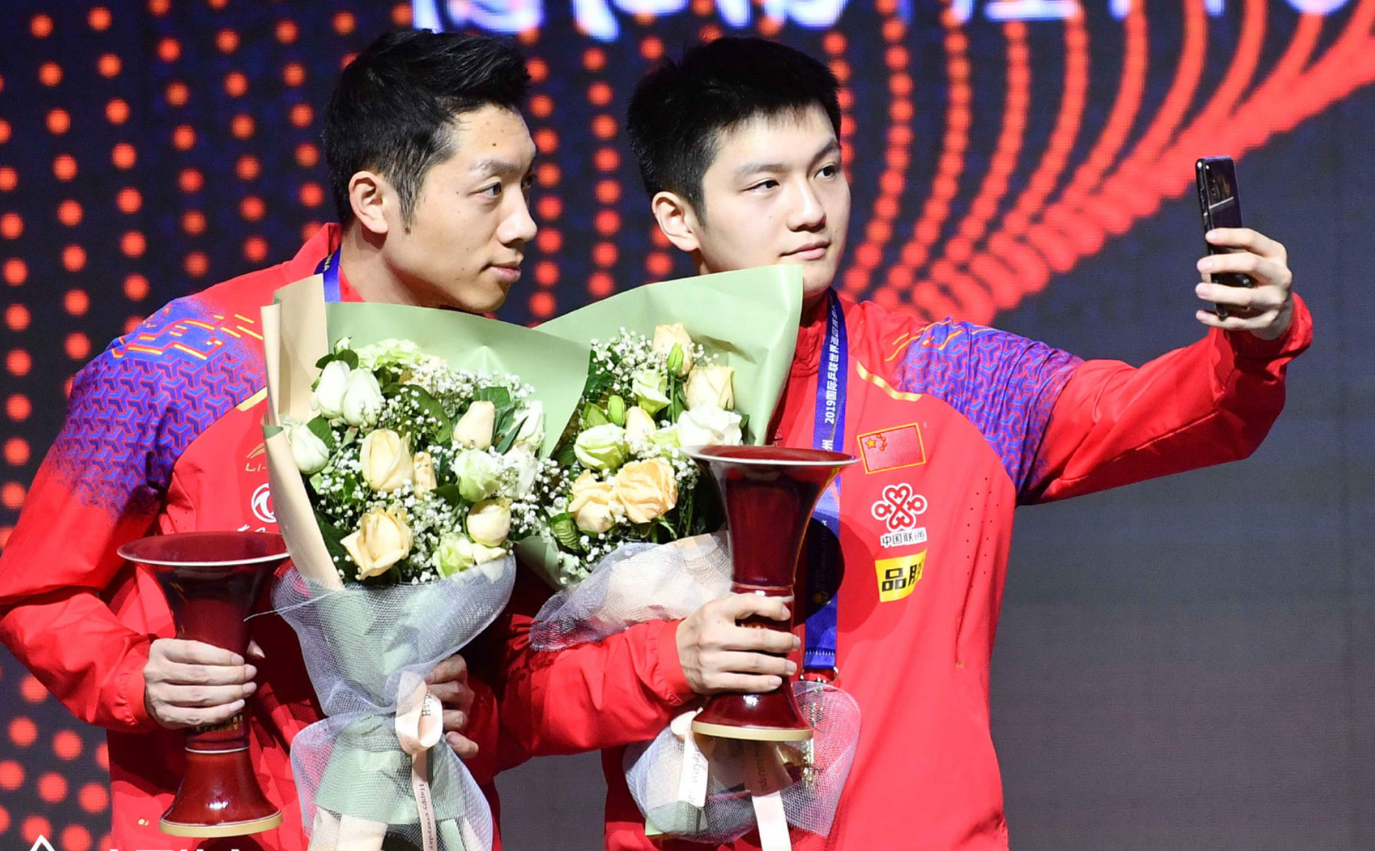 法国队完胜奥地利队，许昕带队取胜